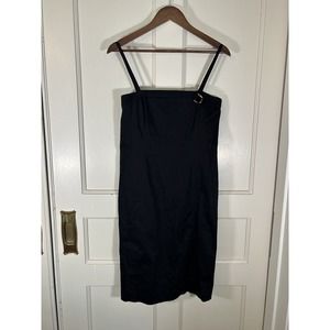 Vintage 90s Worth Women’s Black Cocktail Dress Size 8